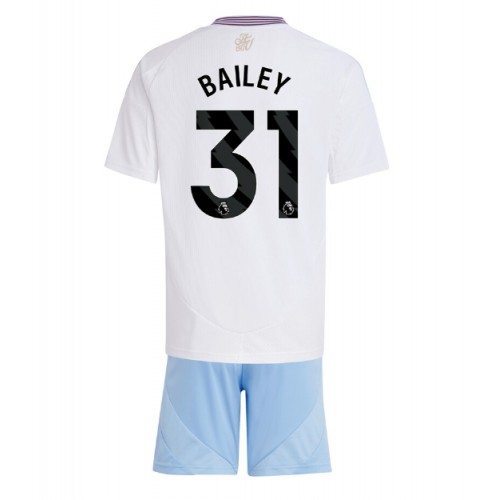 Dětský fotbalový dres Aston Villa Leon Bailey #31 2024-25 Venkovní Krátký Rukáv (+ trenýrky)